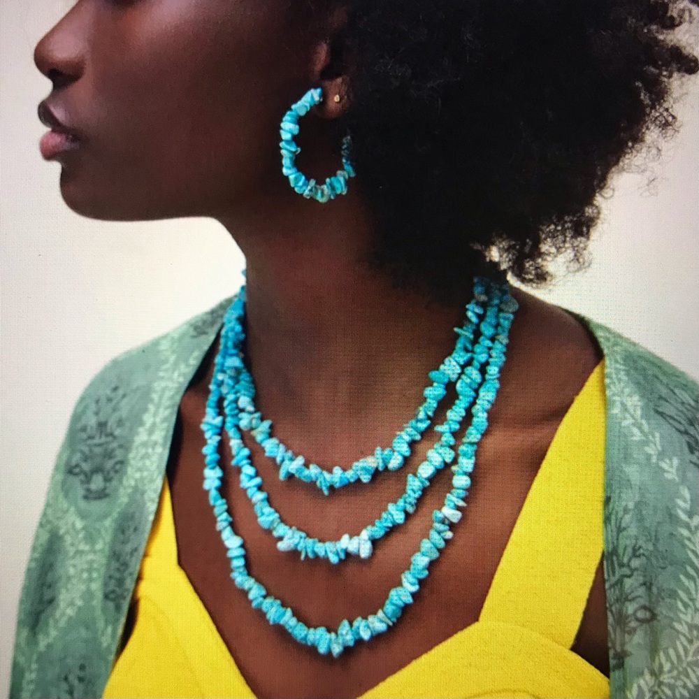 Zara Multi-strand Turquoise Necklace